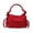 Red, variant on Faux Suede Simple Crossbody Bag With Adjustable Strap Pleated Cloud Handbag Trendy Shoulder Crossbody Purse For Daily Commute & Casual Use (Coffee)