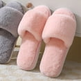 thumbnail image 5 of Lovskoo 2024 Women's Slippers Winter Long Velvet Ladies Slippers Home Thick Bottom Warm Indoor Slippers Soft Bottom Thickening Velvet Cotton Slippers Pink, 5 of 9