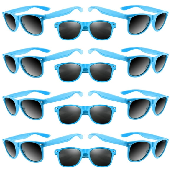 Lentes de Sol TUPARKA para Niños Paquete de 20 en Azul para Fiesta de Verano