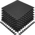 thumbnail image 1 of Sivan Health and Fitness Tapis Emboîtable Noir 6 Mats, 1 of 5