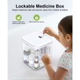 thumbnail image 3 of Caja de almacenamiento YSky de 13 x 13 x 12 cm, con cerradura, multiusos, 3 of 8