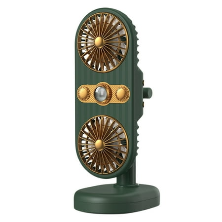 

Adjustable Dual Head Clip Fan 360° Rotatable Cooling Air Fan With Cigarettes
