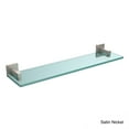 thumbnail image 3 of Montero Collection Glass Vanity Shelf with Beveled Edges - Antique Pewter / 22 Inch, 3 of 5