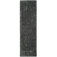 thumbnail image 3 of SAFAVIEH Luxe Paxton Solid Plush Polyester Shag Runner Rug, Grey, 2'3" x 8', 3 of 9