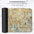 thumbnail image 6 of Desk Pad, XL Extended Large Gaming Mouse Pad 31.5 x 11.8 Inch, Waterproof Mousepad with Stitched Edges, Non-Slip Computer Keyboard Laptop Mat for Women Men Office Work, Vintage World Map, 6 of 6