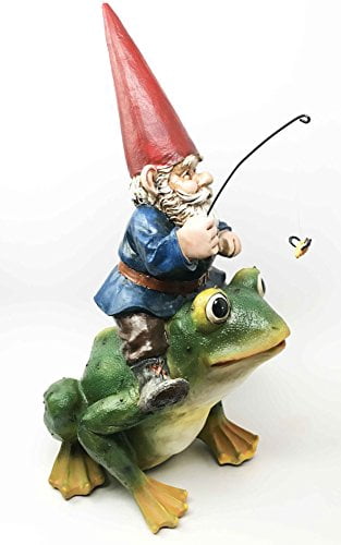 Home & Living Home Décor Gnome on horseback on toad etna.com.pe