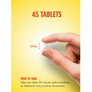 Melatonin 10mg | 45 Tablets | Extra Strength | Vegetarian, Non-GMO, Gluten Free | by Sundance