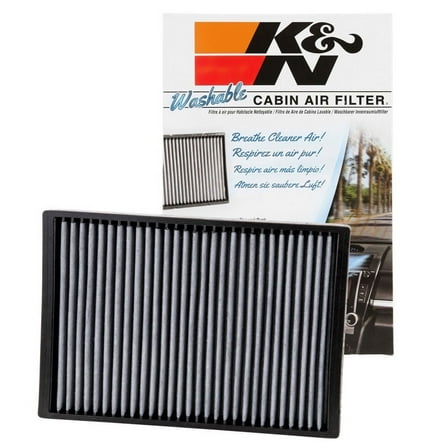 K&N VF3007 Washable & Reusable Cabin Air Filter Cleans and Freshens Incoming Air for your Chrysler, Dodge Fits select: 2006-2010 DODGE CHARGER, 2005-2006 CHRYSLER 300C