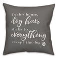 thumbnail image 2 of Creative Products In this House, Dog Hair sticks to Everything 18x18 Spun Poly Pillow, 2 of 3