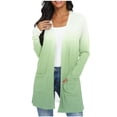 thumbnail image 3 of Bovxnpu Womens Cardigans Casual Loose Cover Ups, Women's Long Sleeve Shrugs Lightweight Open Front Cardigan for Women XXL, 3 of 6