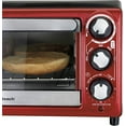 thumbnail image 4 of Hamilton Beach 4-Slice Red Toaster Oven, 4 of 5