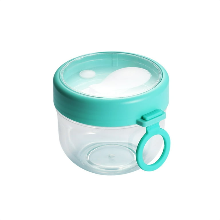 Portable Breakfast On the Go Cups Cereal and Milk Container Food