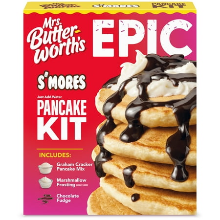 Mrs. Butterworth's Epic Smores Pancake Kit, 27 oz