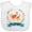 AA-White, variant on Inktastic Chicken Farming My Chickens Love Me Girls Baby Bib
