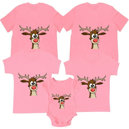 

Reindeer Christmas Family Pajama Matching Shirts Reindeer Personalized Shirts Christmas Reindeer Tshirts Family Christmas Pajama Tees