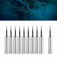 thumbnail image 1 of 10pcs  Soldering Iron, Soldering Tips Iron Tip Tips Electroplated Iron and Soldering Replacement Solder Iron 900M T I Station Tool Tips for 936 937 Soldering Station, 1 of 8