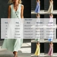 thumbnail image 3 of Snorda Women's Striped Dress Summer Round Neck Sleeveless Striped Solid Color Casual Dress Flowy Sundress Ideal for Daily Wear Beach Vacation & Party, 3 of 9