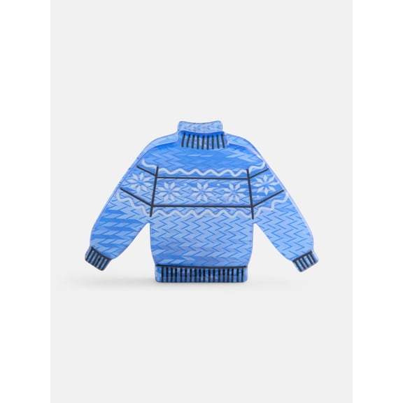 No Boundaries Women’s Sweater Claw Clip, Blue, One Size