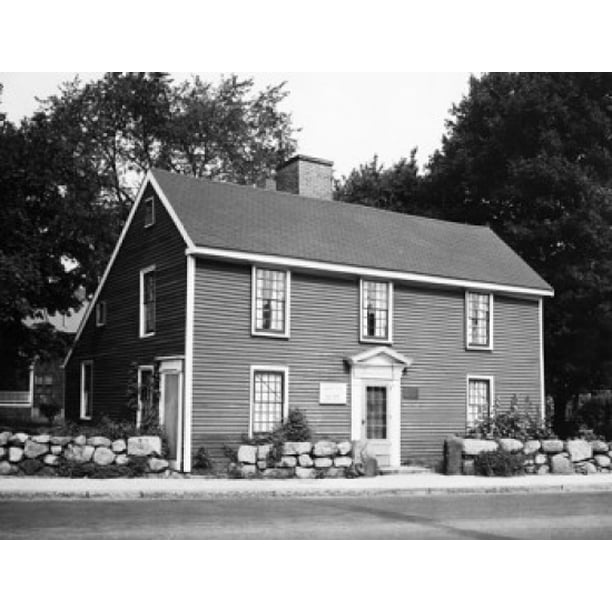 Facade of a house Birthplace of John Quincy Adams Adams National