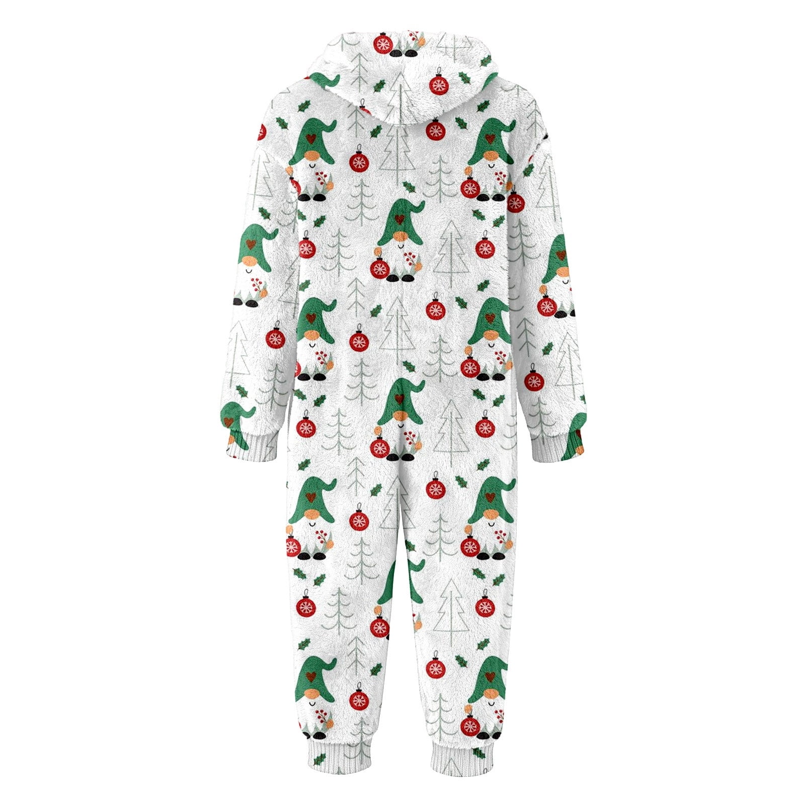 XDZJLR Flannel Christmas Onesie Pajamas For Kids Boys Girls Xmas Cozy Fleece Print Jumpsuit Hooded Romper Winter Holiday Outfit Soft Thermal Loungewear Toddler Kid Sleepwear Green 5-6 Years