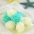 thumbnail image 4 of Aproximadamente 480 Uds.-500 uds/3cm Mini cabeza de flor rosa de espuma PE flores rosas artificiales hechas a mano DIY fiesta boda decoración del hogar, 4 of 5