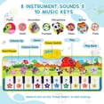 thumbnail image 2 of Alfombrilla de piano Musical Mat M SANMERSEN, 39,5 x 14 cm, para niños pequeños, 2 of 7