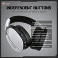 thumbnail image 4 of Siivton Wireless Gaming Headset with 60H Playtime, Bluetooth 5.4 & 2.4G Dual Mode, 950mAh Battery, Noise-Canceling Mic for PC,PS4,PS5,Switch,Mobile, 4 of 8