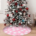 thumbnail image 5 of Rateoe Cute Cat Print Christmas Tree Skirt 36" for Xmas Holiday New Year Party Circle Tree Mat Ornaments Decoration, 5 of 7