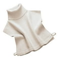 thumbnail image 2 of TODOZO Knitted Mock Turtleneck Fake Collar Winter Unisex Half Blouse Pullover False Collar Fake Turtleneck Dickey Collar Half Top Mock Blouse Neck Warm Faux Detachable Collar for Women, 2 of 4