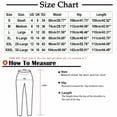 thumbnail image 3 of WFJCJPAF 2025 New Halloween Pants for Women Plus Size 4X,Women's Fashionable Striped Printed Drawstring Wide Leg Pants - Red M, 3 of 5