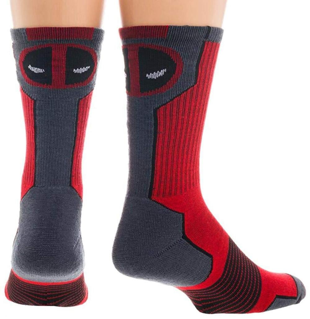 Bioworld Marvel Deadpool Mens� Active Crew Socks (Sock Bioworld Marvel Deadpool Mens� Active Crew Socks (Sock