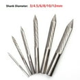 thumbnail image 3 of Carbide Rotary Burrs Carbon Steel Pneumatic Drill Bit Patch Plug Tire Repair, 3 of 5