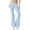 Light Blue, variant on High Waisted Leggings Women's Flare Leggings Fold Over Yoga Pants Low Rise Bootcut Lounge Yoga Leggings-Flare Workout Gym Pants(Beige,M)