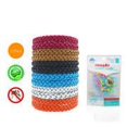 thumbnail image 1 of Paquete de 12 pulseras repelentes de mosquitos Vevor bandas de cuero ajustables para mosquitos, 1 of 4