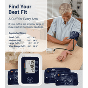 A&DMedical Blood Pressure Monitor, Upper Arm, Wide Cuff, Digital, Heart Rate Detection (UA-651)