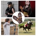 thumbnail image 2 of Brazalete De Guantelete Medieval, Brazalete Ancho De Cuero Artificial Para Hombre, Disfraz De Cosplay Eigraketly OD014888-01, 2 of 6