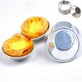 thumbnail image 4 of 20pcs Anodized Aluminum Egg Tart Cupcake Cake Cookie Mold Pudding Mould Baking Tool, 4 of 5