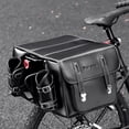 thumbnail image 3 of Leather Bicycle Rearseat Bag Large Capacity Bike Rear Bag Universal Bicycle Rack Seats Bags Multifunctional Cycle Storage Side Bag, 3 of 7