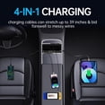 thumbnail image 3 of Hub USB DGXWLLW Juniper para Tesla Model Y y Modelo 3 Highland, Negro, 99W Cargador Rápido con Cable, 3 of 6