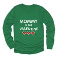 thumbnail image 1 of Tstars Boys Unisex Valentine's Day Shirts for Kids Love Mommy Is My Valentine Childrens Gift for Valentine's Day Cute Gift Idea for Boy Kids Long Sleeve T Shirt, 1 of 6