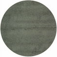 thumbnail image 4 of SAFAVIEH Harvey Solid Plush Shag Area Rug, Charcoal, 6' x 6' Round, 4 of 5