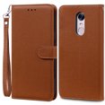thumbnail image 1 of For Xiaomi Redmi 5 Plus Case Redmi 5 Shockproof Wallet Flip Case for Xiomi Redmi 5 plus 5plus Phone Cases Leather Fundas Shell Brown -Strap For Redmi 5 Plus, 1 of 6