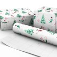 Hallmark Recyclable Christmas Wrapping Paper with Cutlines on Reverse (1 Roll 80 Square Feet