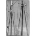 thumbnail image 2 of Bibikow, Walter 17x24 Gold Ornate Wood Framed with Double Matting Museum Art Print Titled - New England-Massachusetts-Cape Ann-Gloucester-Gloucester Schooner Festival-schooner masts, 2 of 4