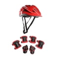 thumbnail image 1 of Bearachild Casco de rodillo para niños Cascos de bicicleta para niños pequeños ajustables Almohadilla para codo de rodilla Muñequera para Type2 NO2, 1 of 6