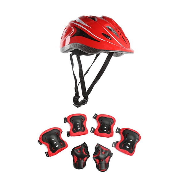 Bearachild Casco de rodillo para niños Cascos de bicicleta para niños pequeños ajustables Almohadilla para codo de rodilla Muñequera para Type2 NO2