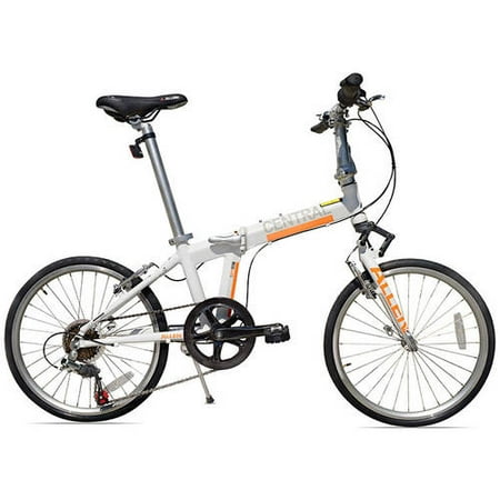 Allen Sports Central 7-Speed Folding Bicycle with Suspension