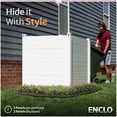 thumbnail image 4 of Zippity Outdoor Products 4ft H x 4ft W (2 Panels) Privacy Screen, Outdoor Privacy Panels, Use As Air Conditioner Fence, Trash Can Enclosure, 4 of 11