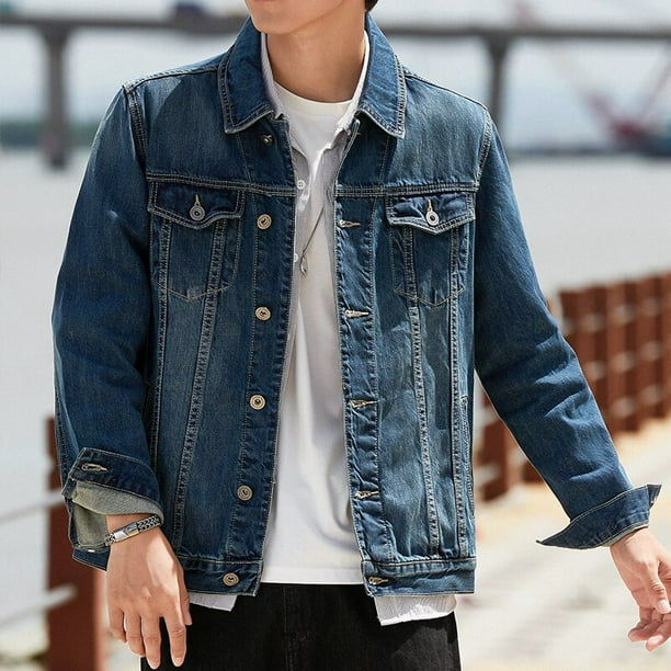 Large size 5XL 6XL 7XL Men s denim jacket 2021 spring autumn and winter new Fashion casual loose men s denim jacket jacket