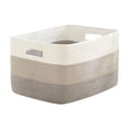 Woven Storage Basket for Toys, Books, and Miscellaneous Items with Soft ...